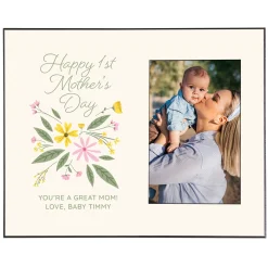 Happy 1st Mother's Day Floral Photo Frame