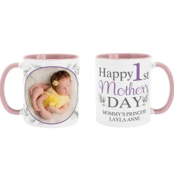 Happy 1st Mother's Day Photo Mug
