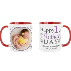 Happy 1st Mother's Day Photo Mug