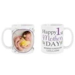 Happy 1st Mother's Day Photo Mug