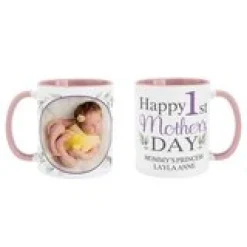 Happy 1st Mother's Day Photo Mug