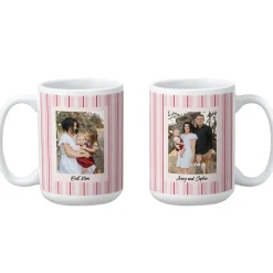 Happy Stripes Photo Mug