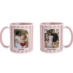 Happy Stripes Photo Mug