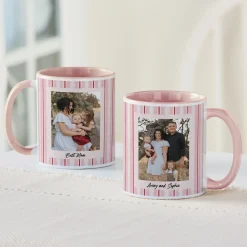 Happy Stripes Photo Mug