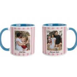 Happy Stripes Photo Mug