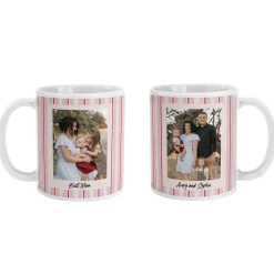 Happy Stripes Photo Mug