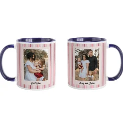 Happy Stripes Photo Mug