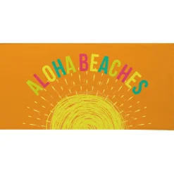 Happy Vibes Beach Towel