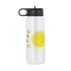 Happy Vibes Stainless Steel Water Bottle