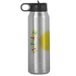 Happy Vibes Stainless Steel Water Bottle