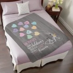 Heart Balloon Plush Blanket