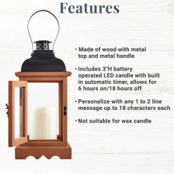Heartfelt Memories Sympathy Lantern