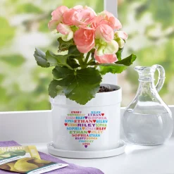 Heart Full of Love Planter with Tray