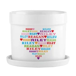 Heart Full of Love Planter with Tray