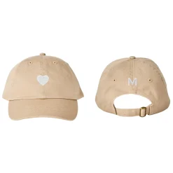 Heart + Initial Embroidered Hat