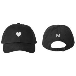 Heart + Initial Embroidered Hat