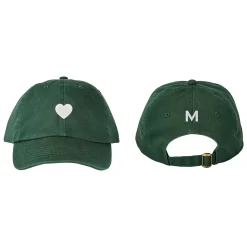 Heart + Initial Embroidered Hat