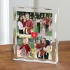 Heart Initial Multi-Photo Acrylic Block