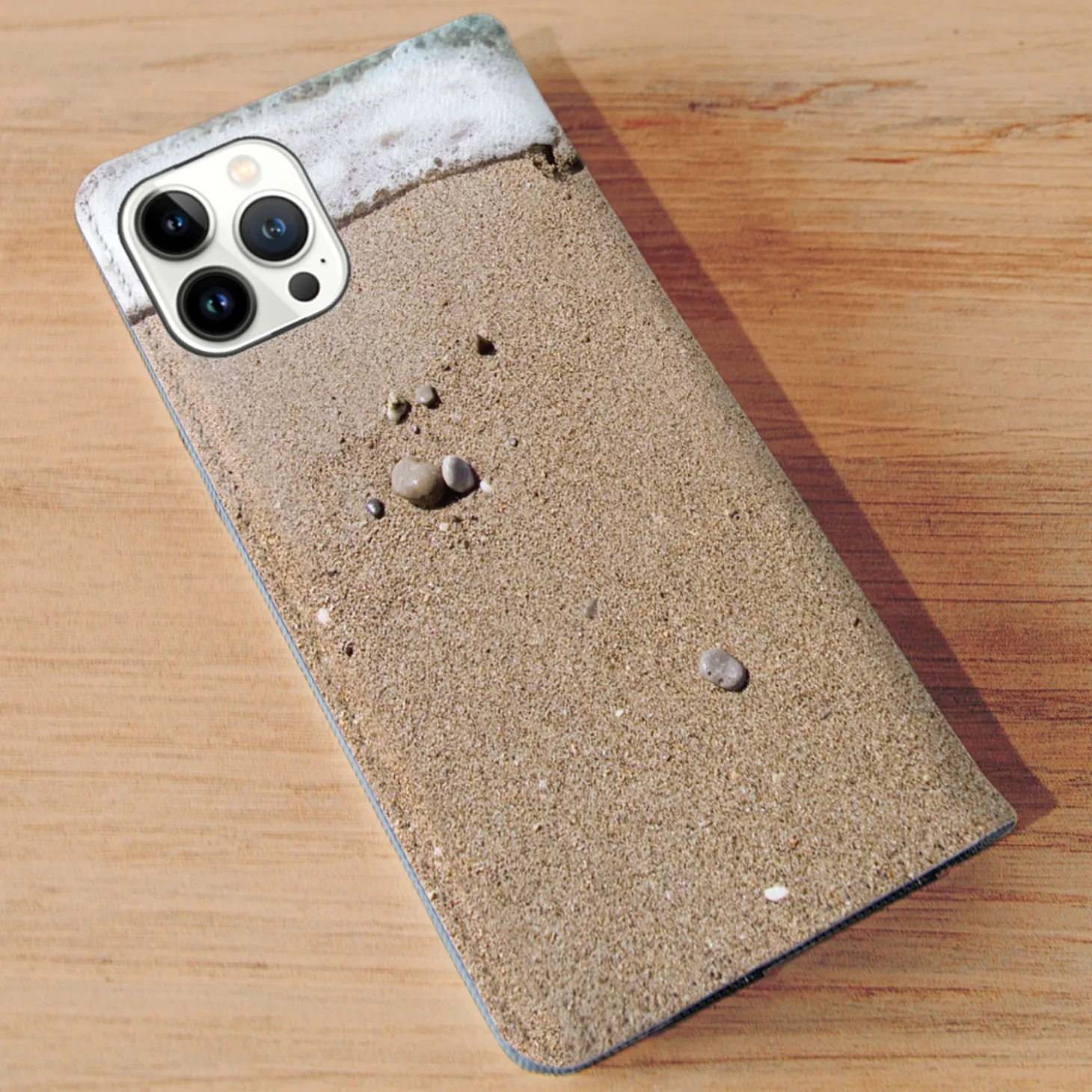 Heart in Sand Phone Folio Case