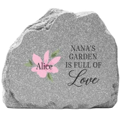 Heart is Full of Love Standing Garden Stone