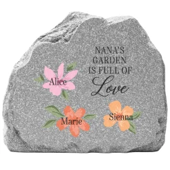 Heart is Full of Love Standing Garden Stone