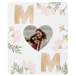 Heart of Mom Photo Plush Blanket