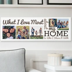 Heart of the Home Photo Canvas