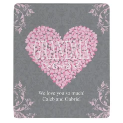 Heart Petals Plush Blanket