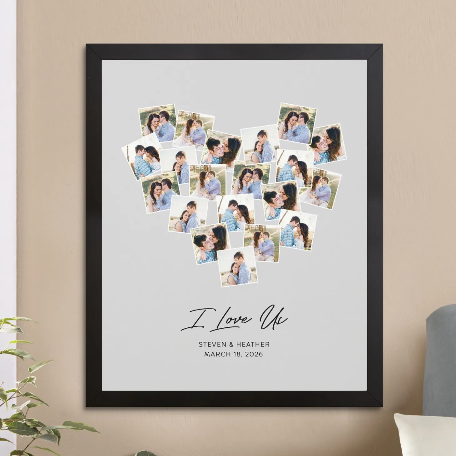 Heart Photo Canvas