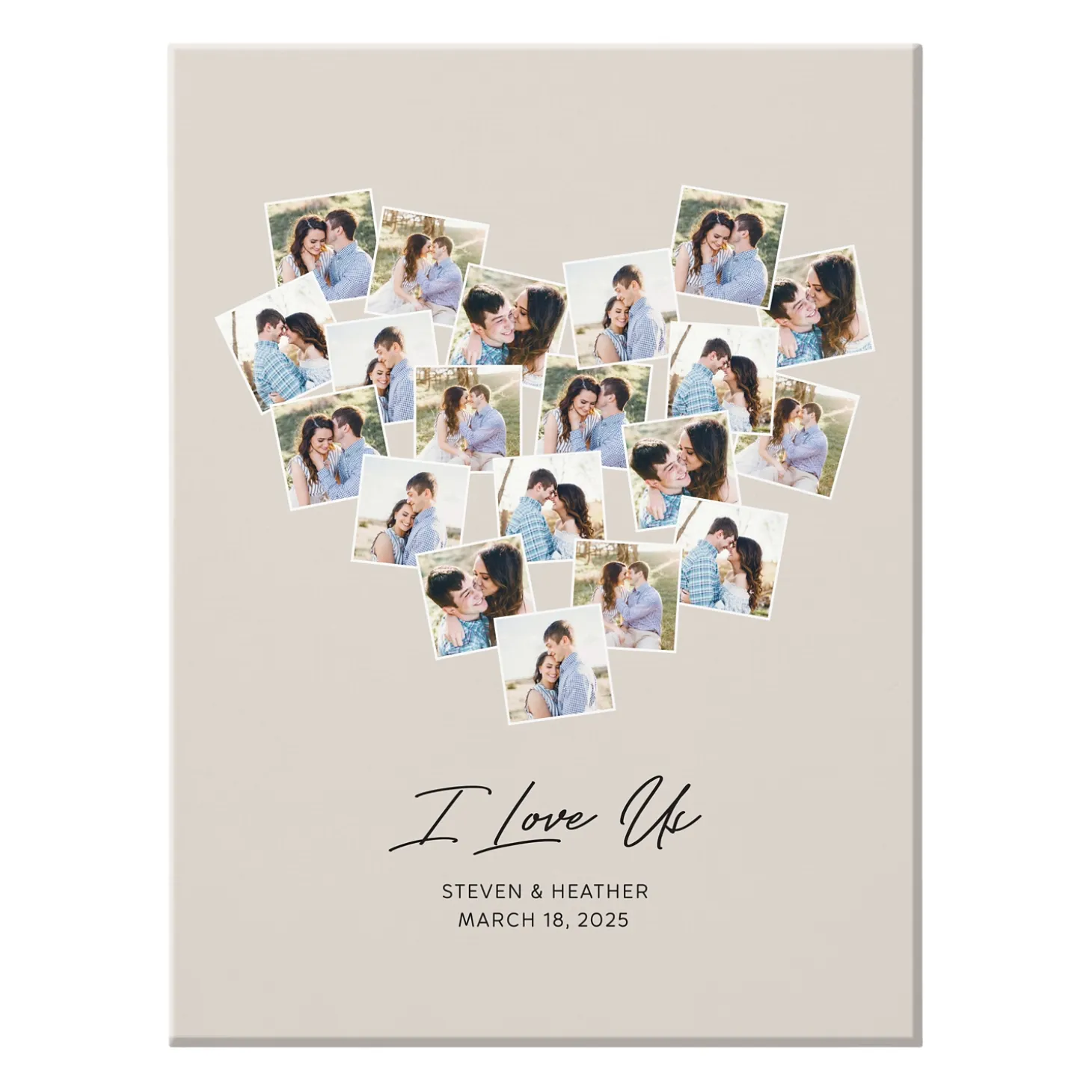 Heart Photo Canvas