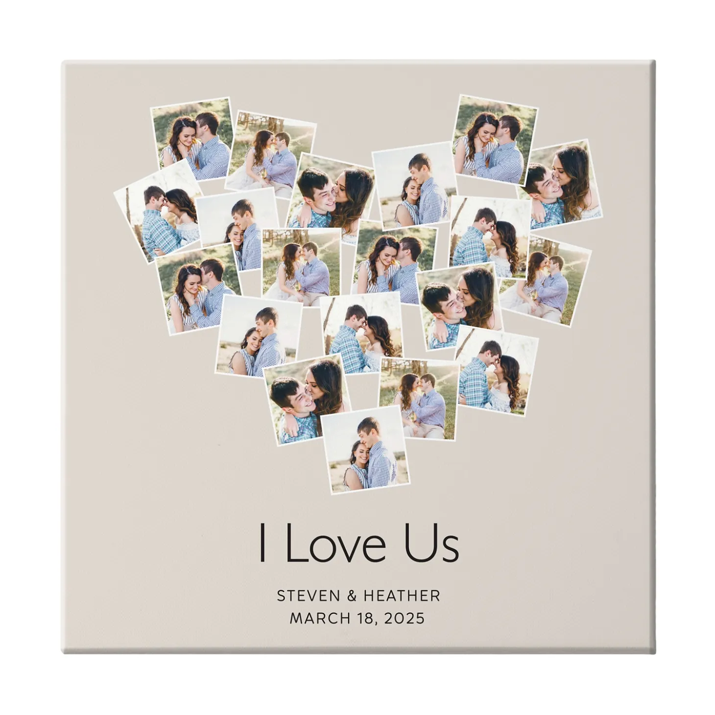 Heart Photo Canvas