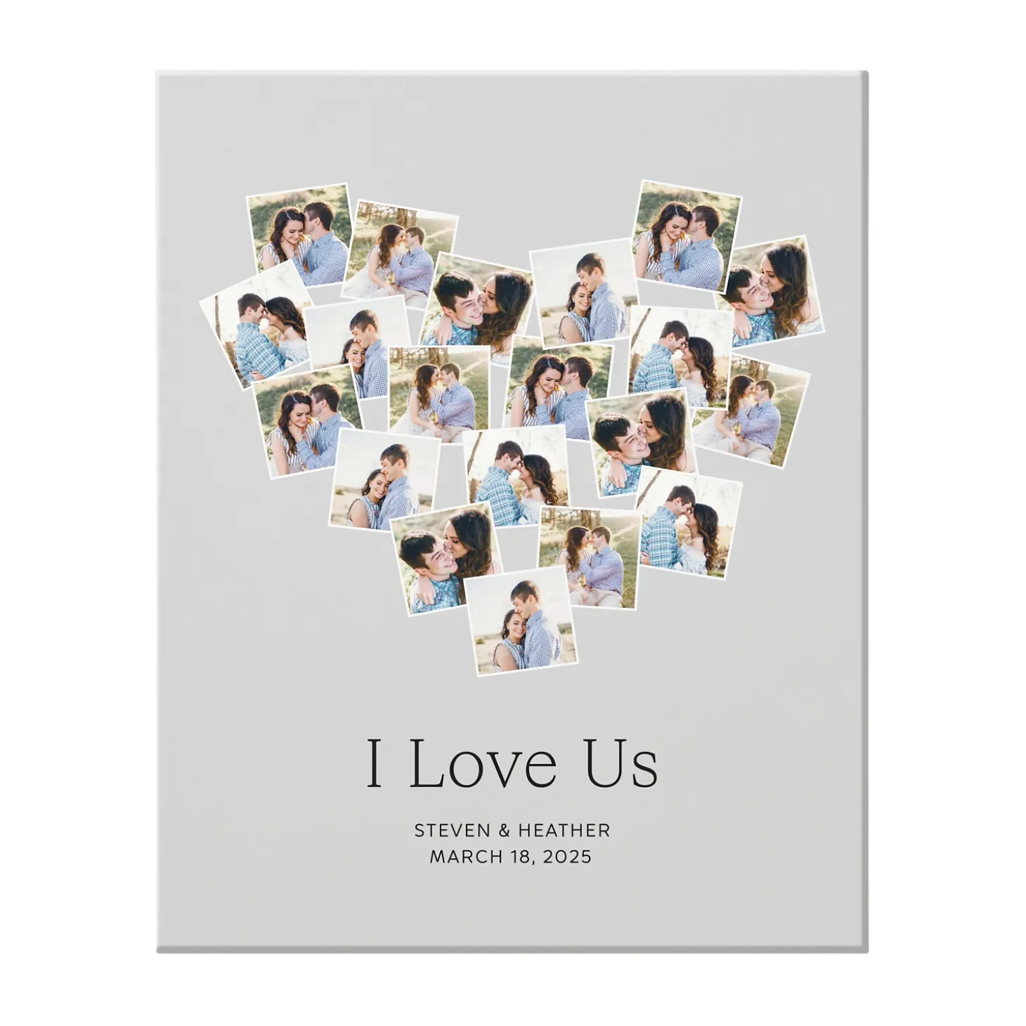 Heart Photo Canvas