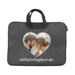 Heart Photo Laptop Carrying Bag