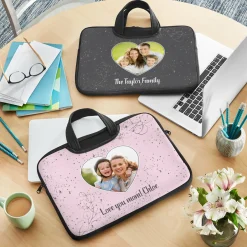 Heart Photo Laptop Carrying Bag