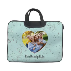 Heart Photo Laptop Carrying Bag