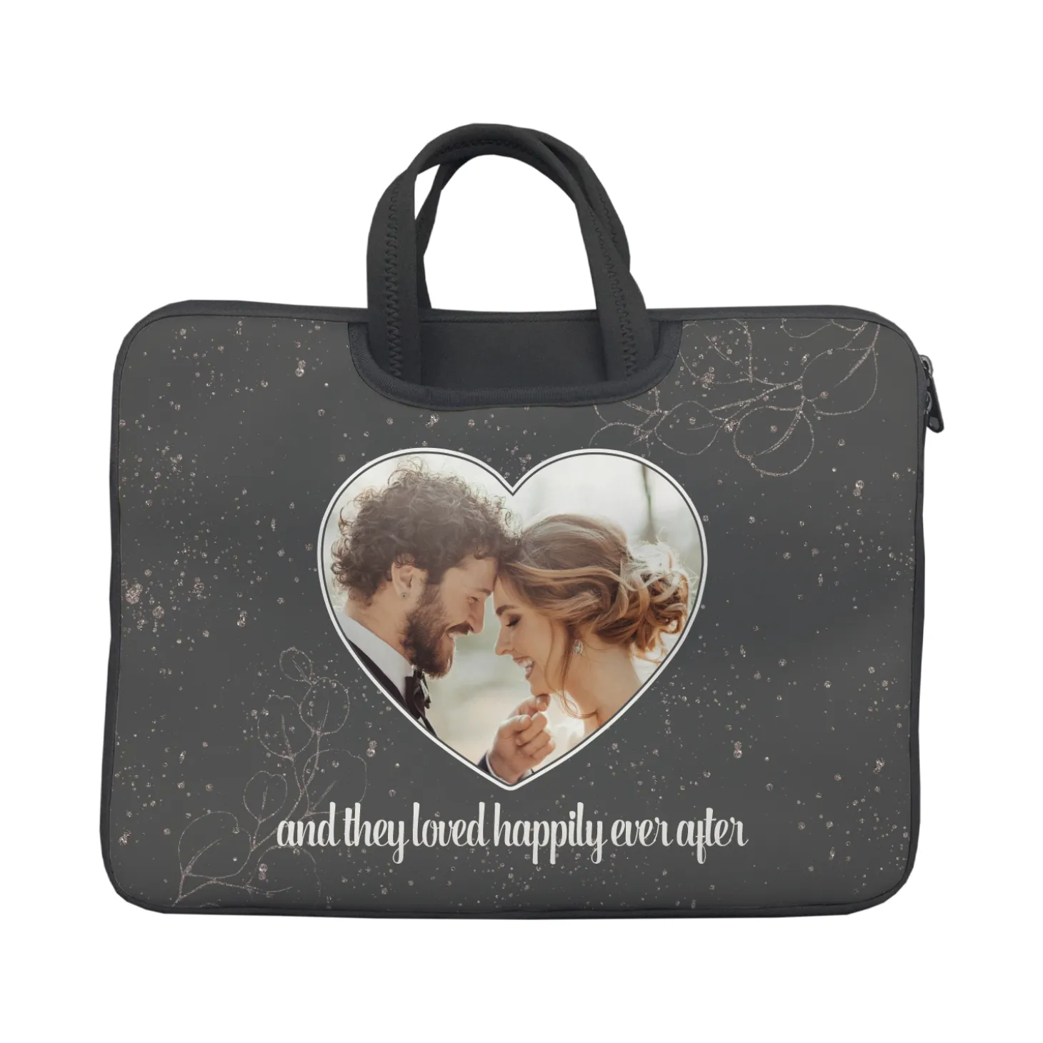 Heart Photo Laptop Carrying Bag