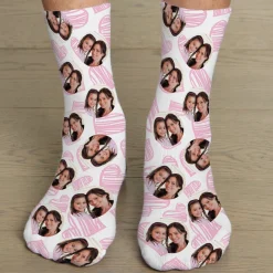Heart Photo Socks