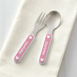 Hearts & Stars Kid's Silverware Set