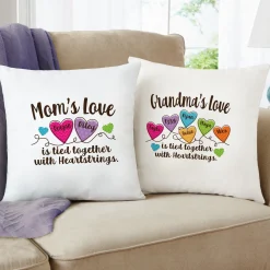 Heartstrings Throw Pillow