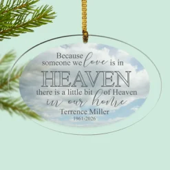 Heaven in Our Home Oval Ornament