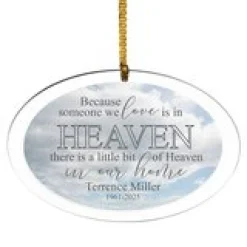 Heaven in Our Home Oval Ornament