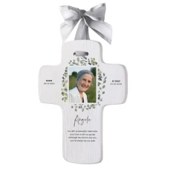 Heavenly Tribute Photo Keepsake Cross