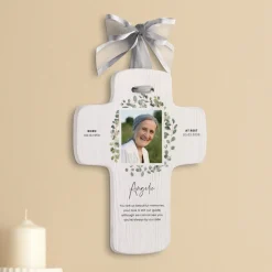 Heavenly Tribute Photo Keepsake Cross