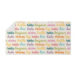 Hello Beach Towel