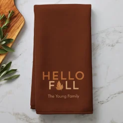 Hello Fall Kitchen Towel
