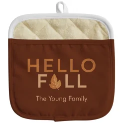 Hello Fall Pot Holder