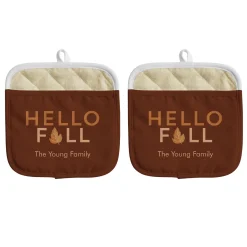 Hello Fall Pot Holder