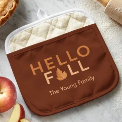 Hello Fall Pot Holder