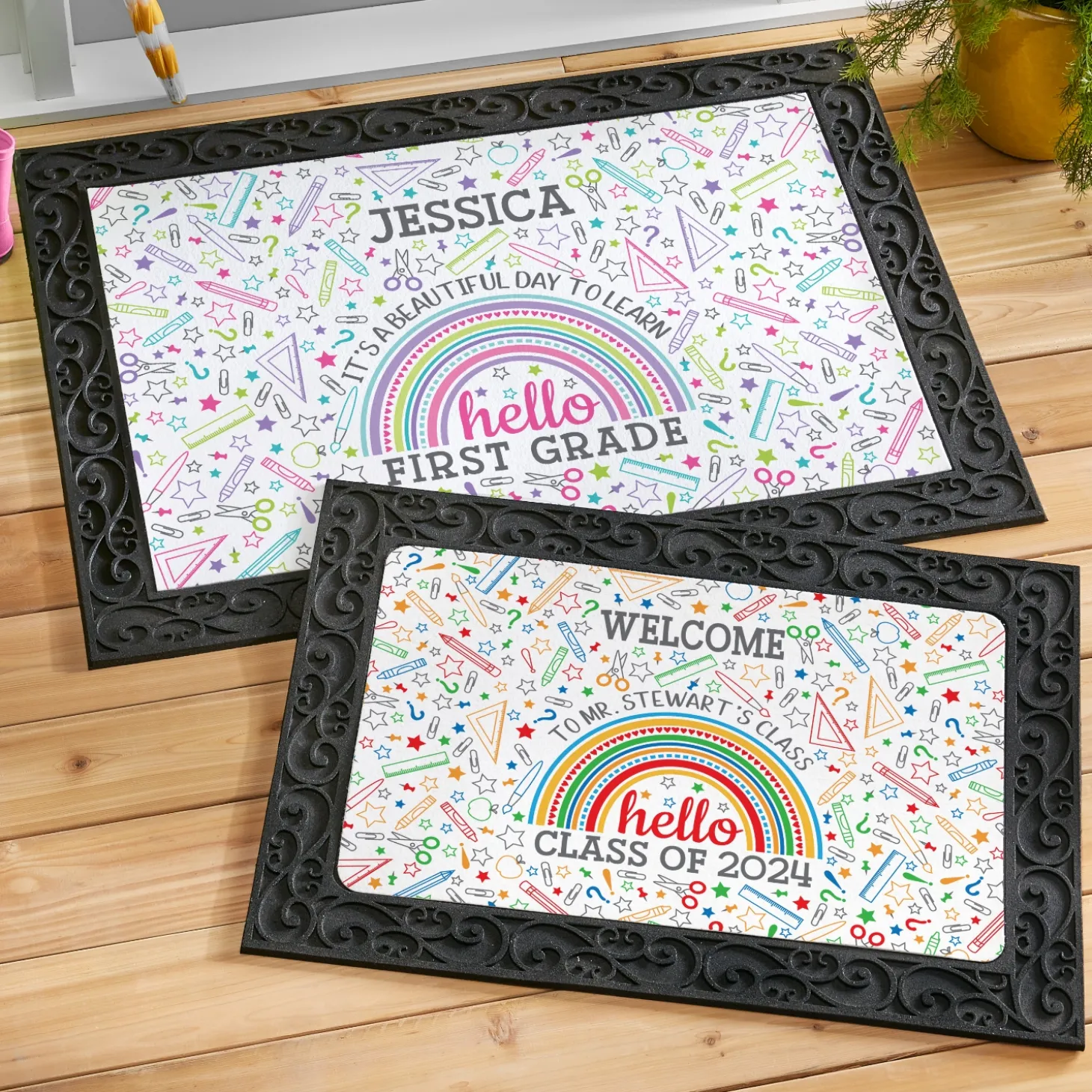 Hello School Year Doormat