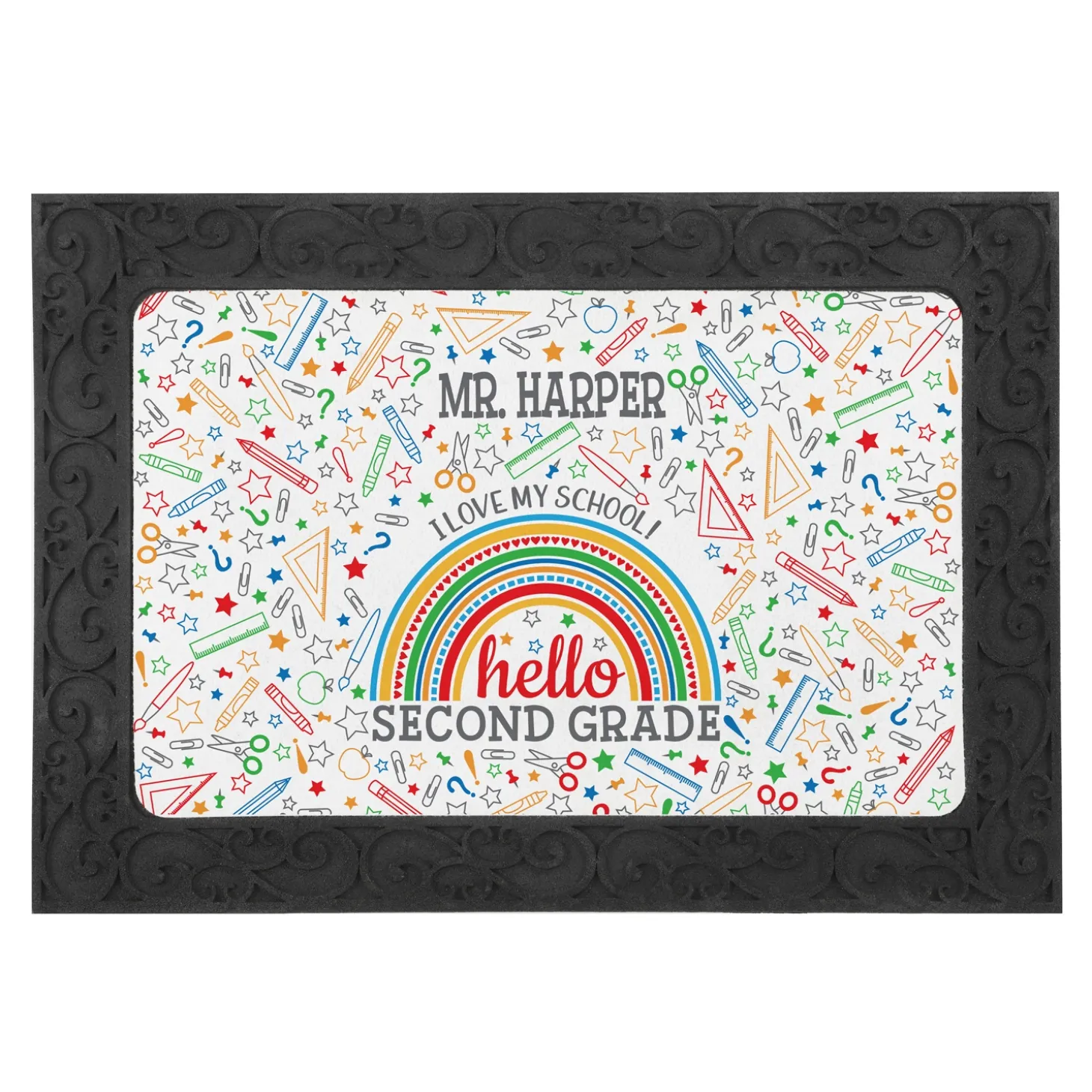 Hello School Year Doormat